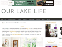 Tablet Screenshot of ourlakelife.com